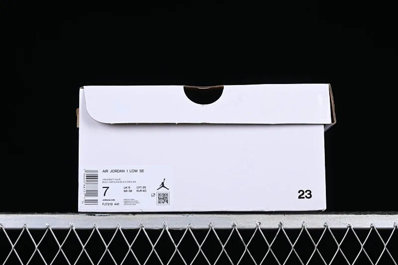 All categories Air Jordan Jordan series basketball shoes Air Jordan 1 Low Air Jordan 1 Low "Born To Fly" AJ1 Joe 1 Flame North Carolina Blue FJ7219-441